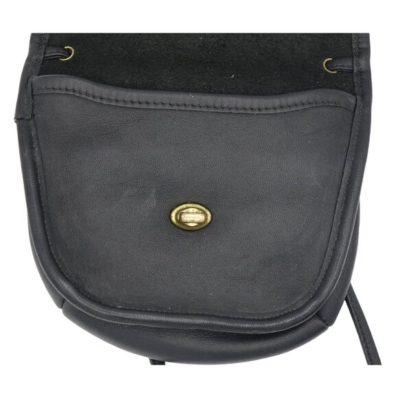 Vintage Coach Everett Mini Crossbody Black Leather Purse USA #9934 - Picture 9 of 10